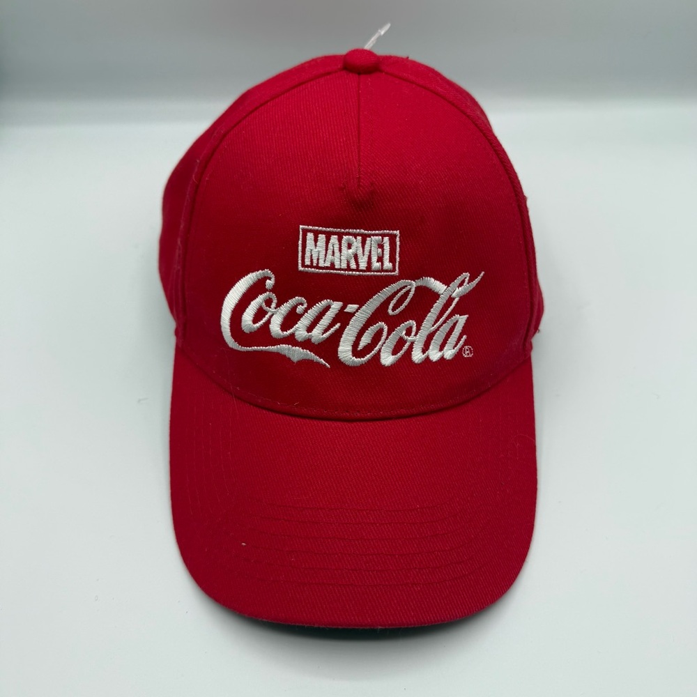 Marvel x Coca-Cola Collab Logo Adjustable Red Hat